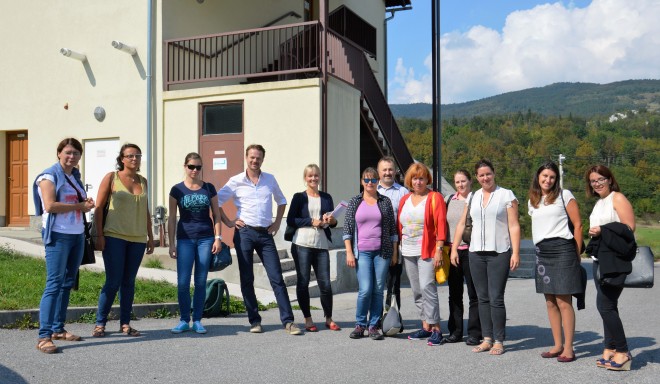 Groupfoto in front of “Northern Velebit National Park” Public Institution Headquarters